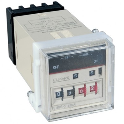 Χρονοδιακόπτης Πόρτα Πίνακα 3A Timer TE48S-S 50105
